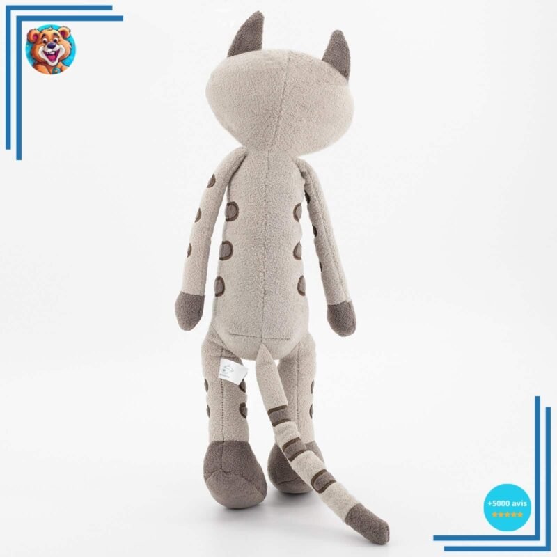 Peluche chaton gris tigré – Image 5