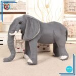 Peluche éléphant réaliste pour enfant