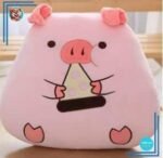 Peluche cochon gourmand