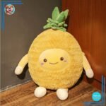 Peluche douce en forme de fruit ananas