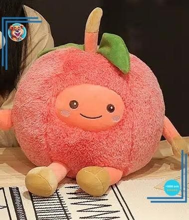 Peluche douce en forme de fruit cerise – Image 2