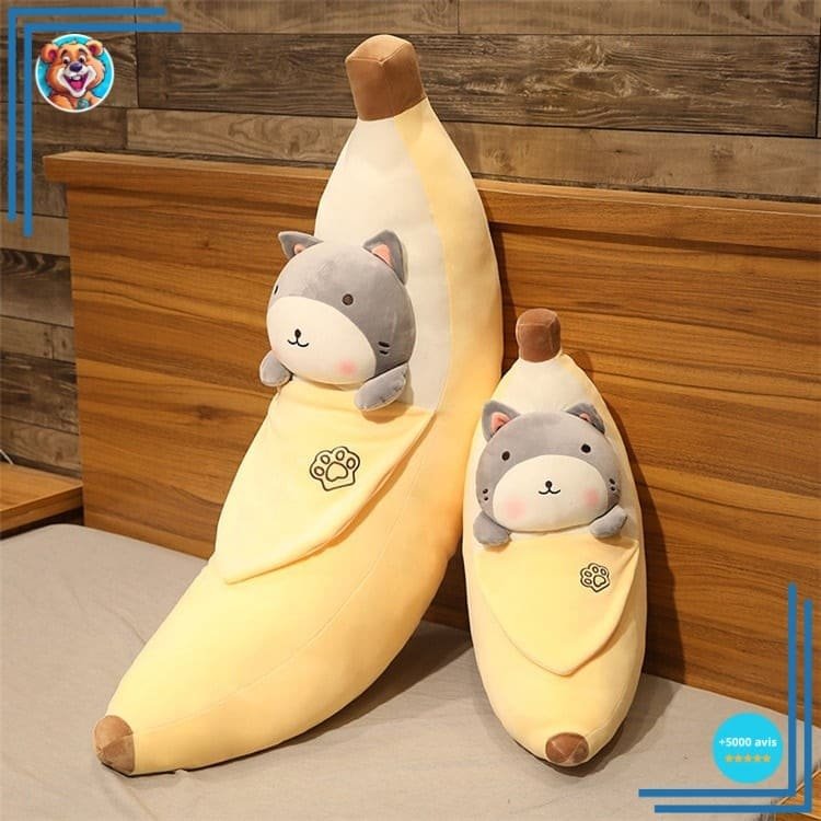 Peluche banane Shiba Inu – Image 2