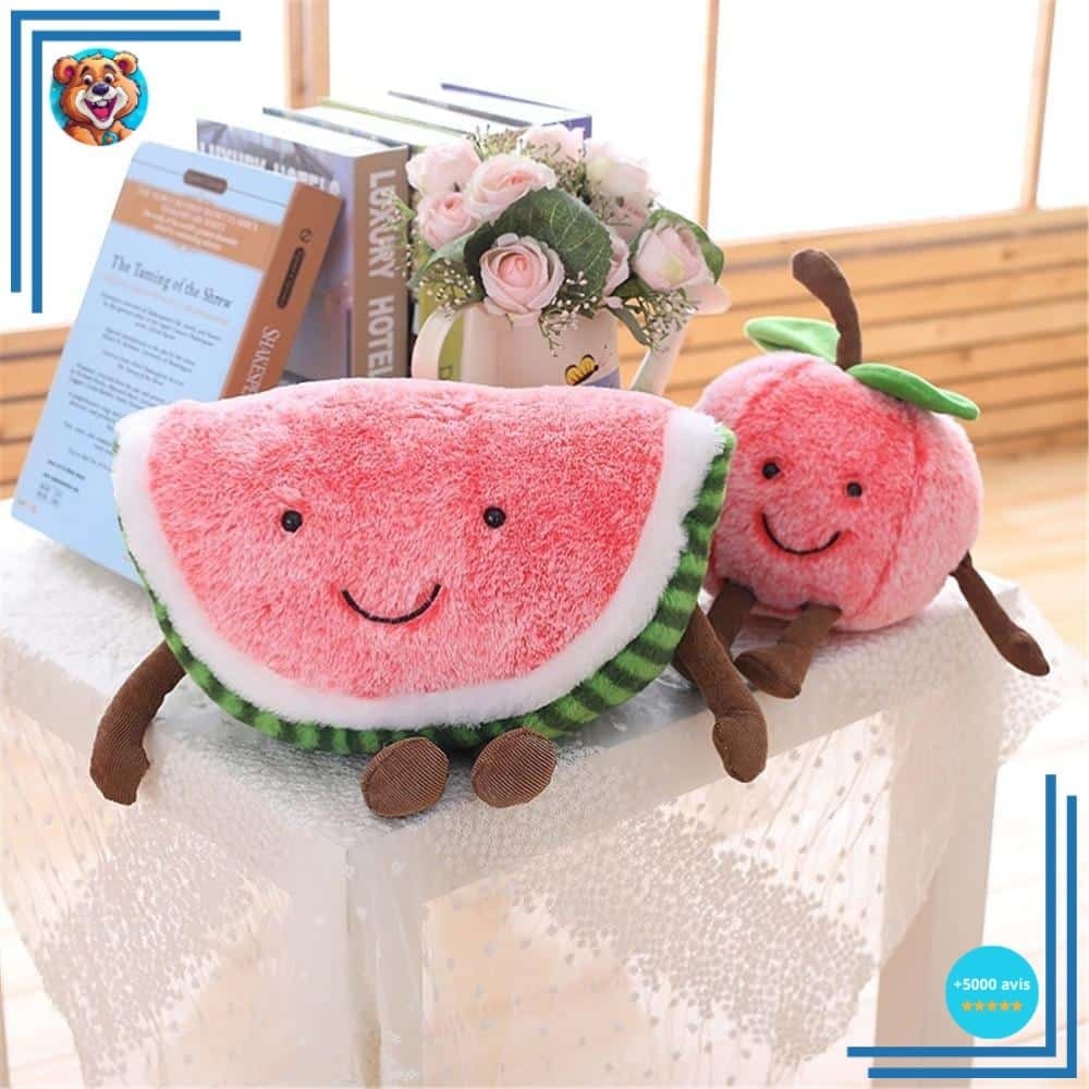 Peluche fruit cerise pour enfants – Image 3