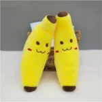 Peluche banane souriante