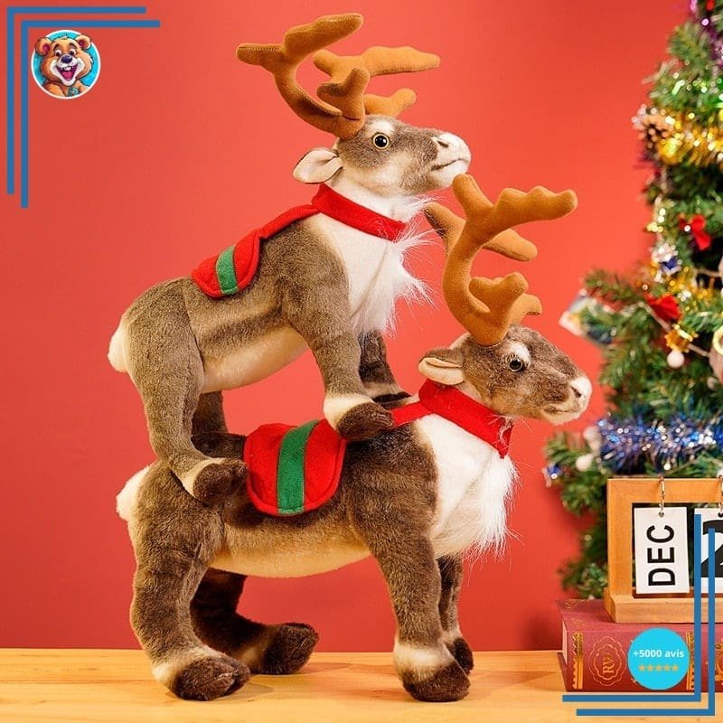 Peluche de cerf de noël pour enfants – Image 3