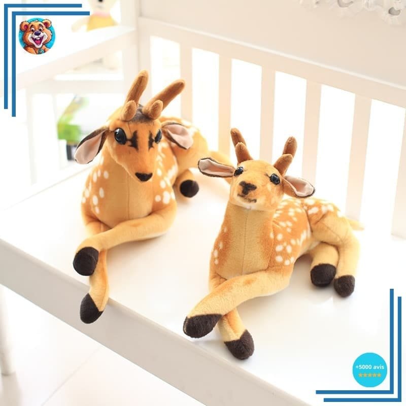 Peluche cerf pour noël – Image 2