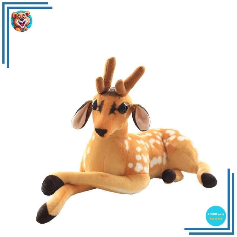 Peluche cerf pour noël
