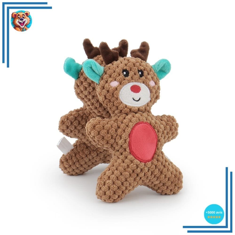 Peluche de noël cerf en pain d’épice – Image 2