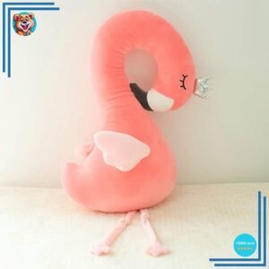 Peluche oreiller Flamant rose