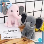 Peluche éléphant colorée