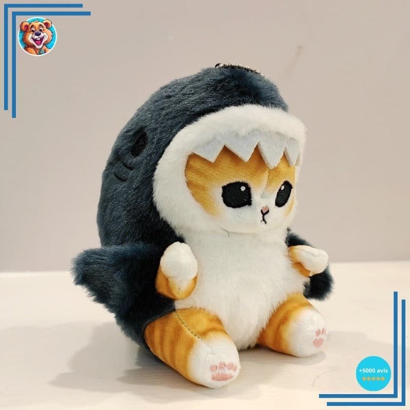 Peluche chaton requin pendentif – Image 2
