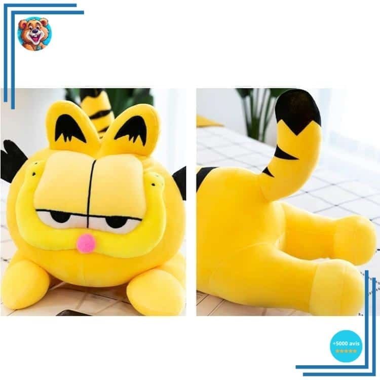 Peluche chat Garfield, petit oreiller – Image 3