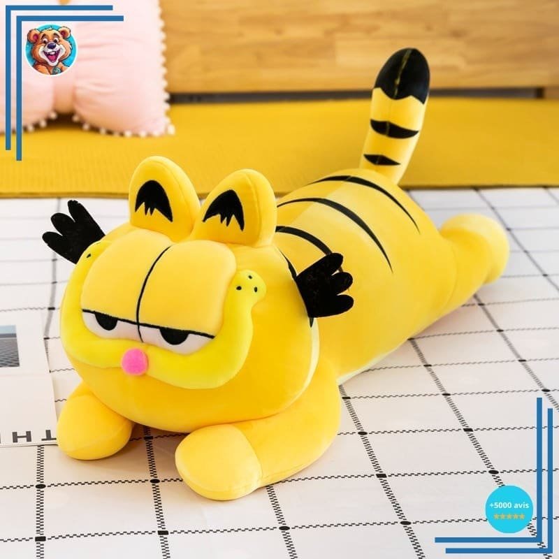 Peluche chat Garfield, petit oreiller