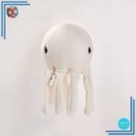 Peluche pieuvre écru