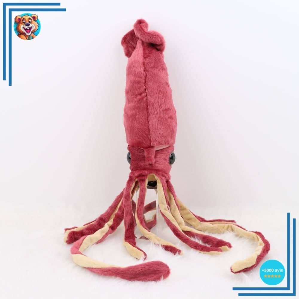 Peluche pieuvre de grande taille