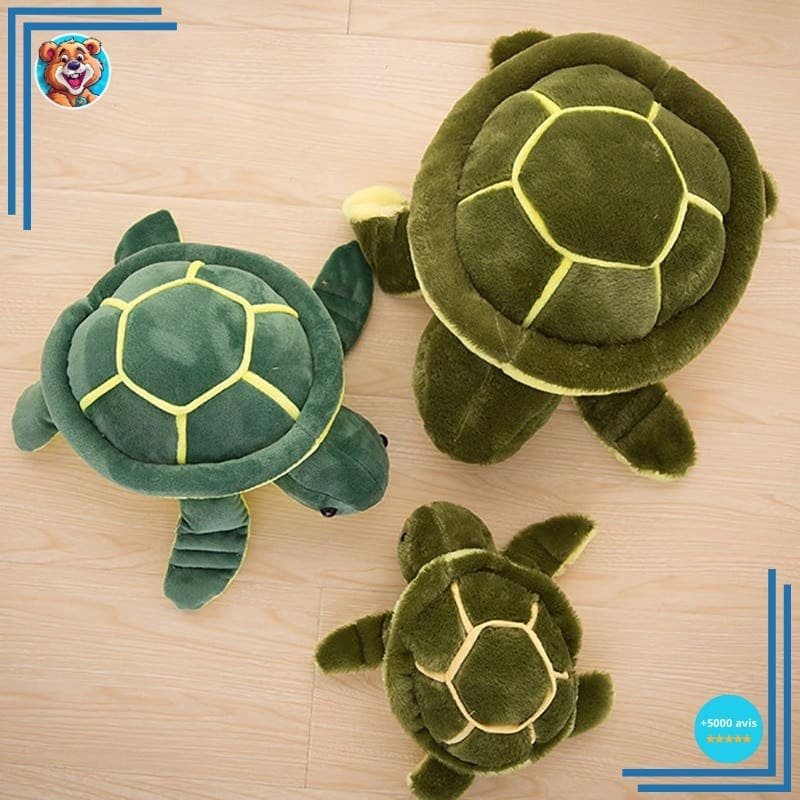 Peluche tortue bleue – Image 3