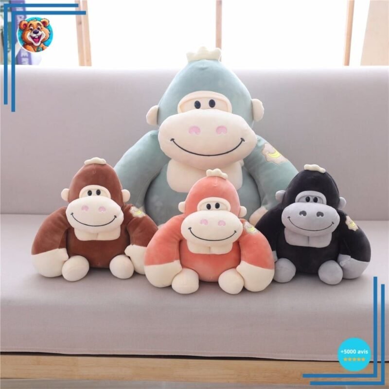 Peluche gorille noir – Image 2