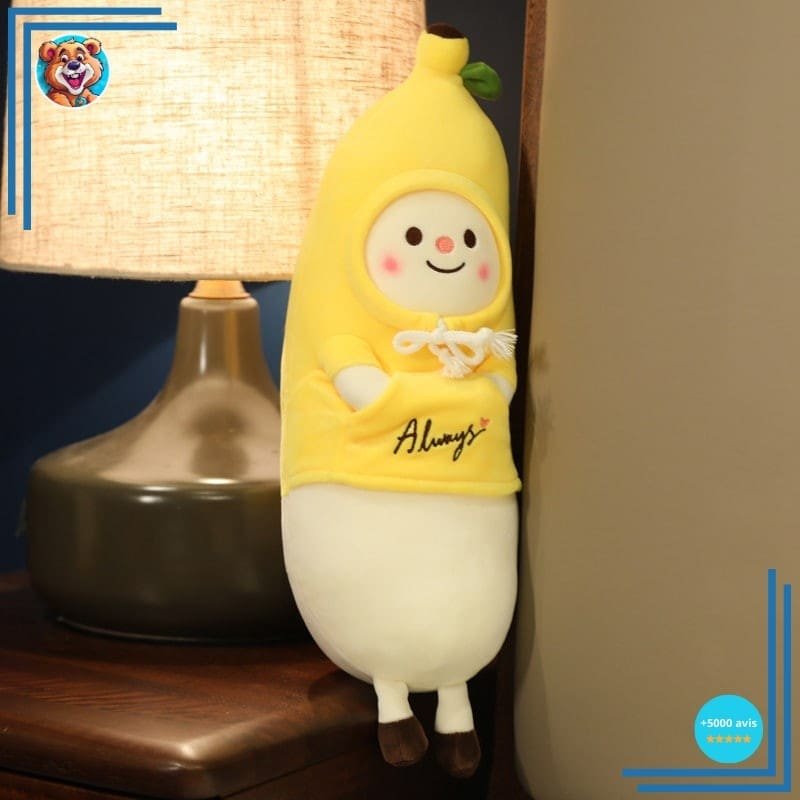 Oreiller peluche banane Kawaii – Image 3