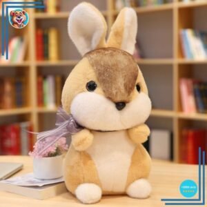 Mignon écureuil en peluche géante