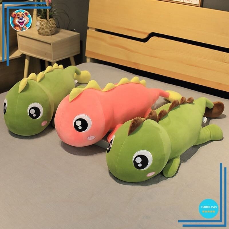 Peluche dinosaure vert clair kawaii – Image 2