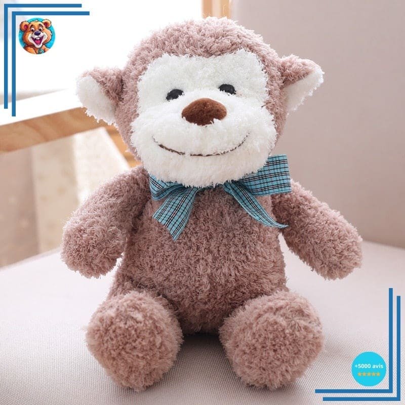Peluche singe toute douce