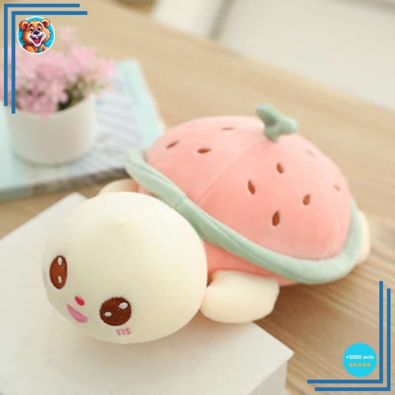 Peluche tortue fruit