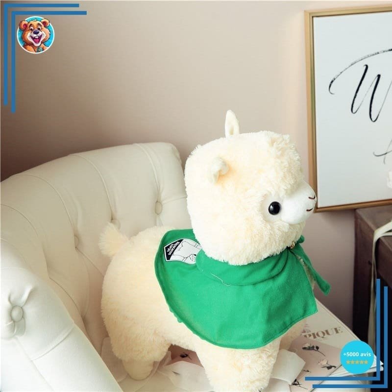 Peluche lama magicien