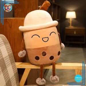 Peluche Bubble Tea Boba rieur
