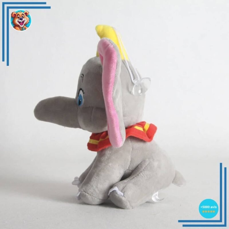 2 Peluches Dumbo l’éléphant bleue et grise – Image 6