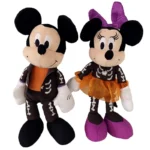 2 Peluches Mickey et Minnie Halloween