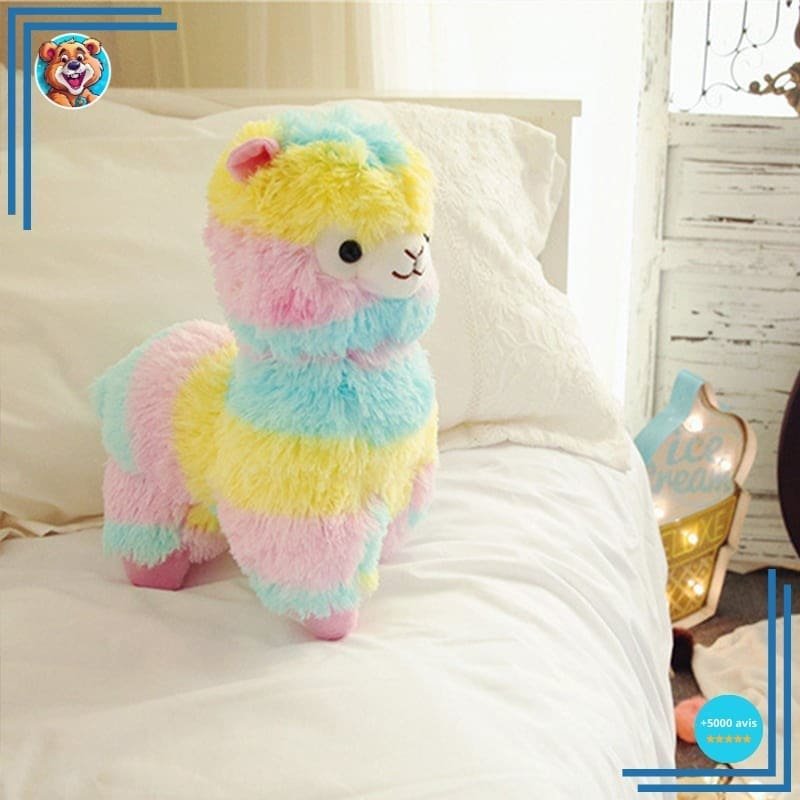 Peluche de lama multicolore – Image 3