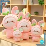 Peluche lapin rigolote