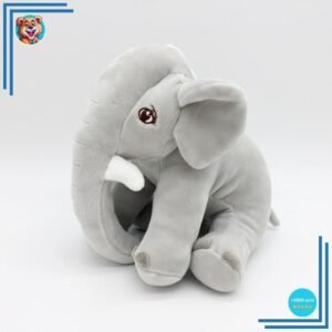 Peluche éléphant mignonne grise