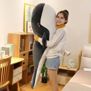 Peluche Baleine géante grise