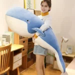 Peluche Baleine géante bleue
