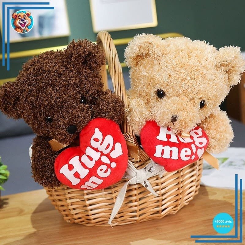 Peluche ours brun gros câlins – Image 2