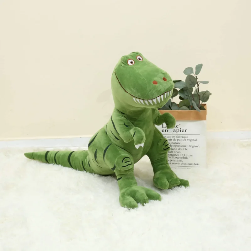 Peluche tyrannosaure adorable verte – Image 4