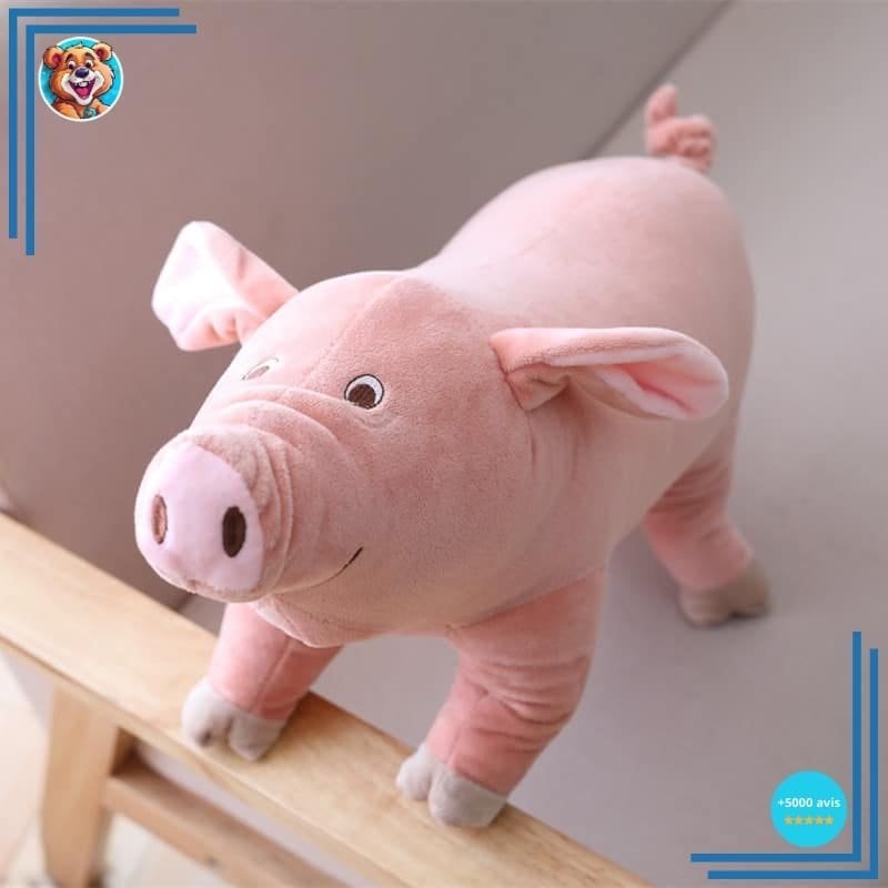 Peluche cochon joyeux – Image 2
