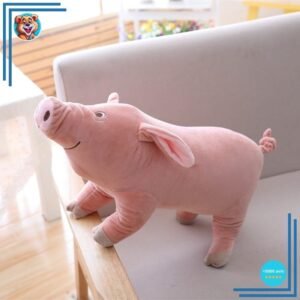 Peluche cochon joyeux