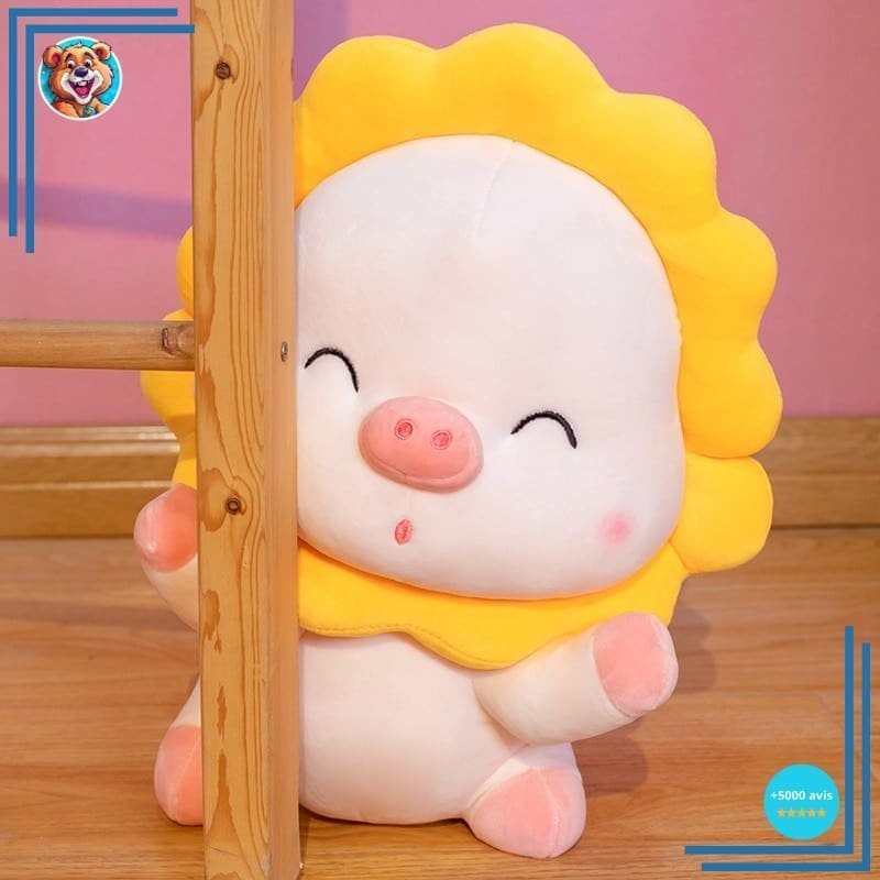 Peluche cochon tournesol – Image 2