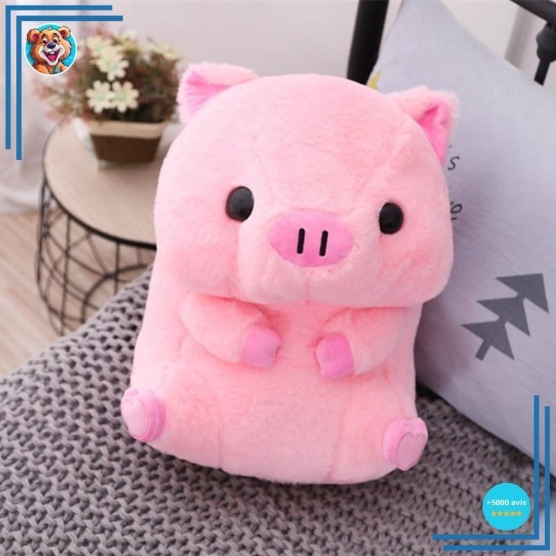 Peluche bébé cochon