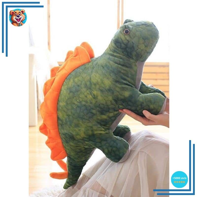 Peluche stégosaure vert – Image 2
