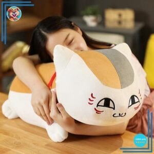 Peluche Chat Nyanko Sensei blanc