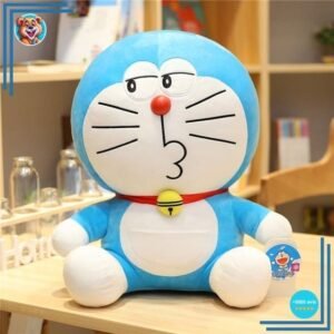 Peluche Doraemon avec visage indifférent