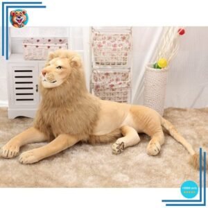 Grande peluche lion