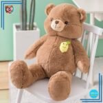 Peluche géante ours marron