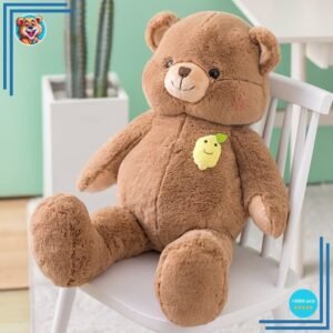 Peluche géante ours marron