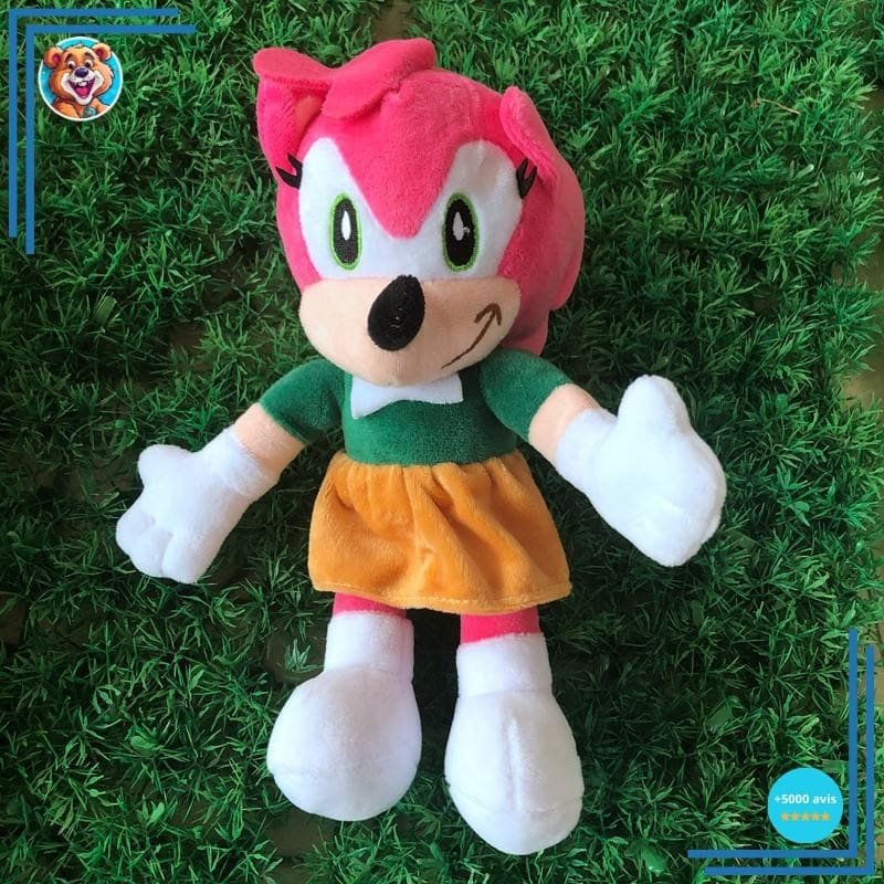 Peluche hérisson Amy rose Sonic
