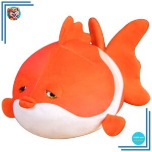 Peluche poisson rouge trop mignonne