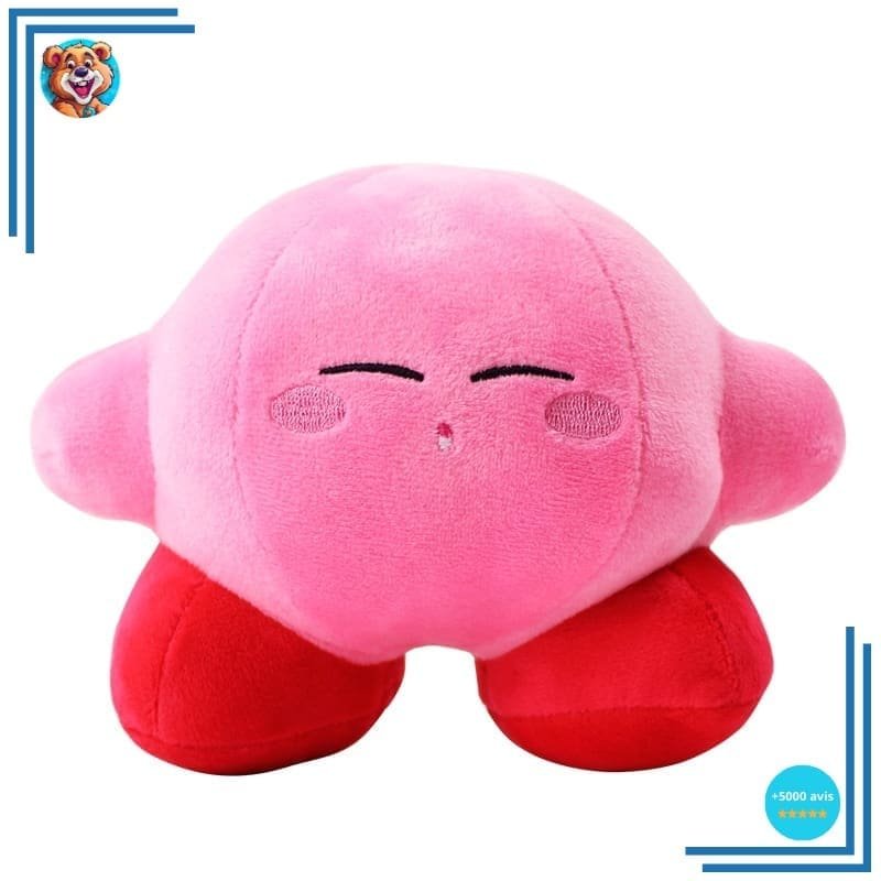 Peluche Kirby aux yeux fermés